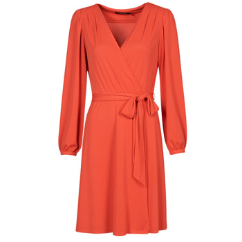 Kleidung Damen Kurze Kleider Lauren Ralph Lauren SHAVILYA-LONG SLEEVE-DAY DRESS Orange