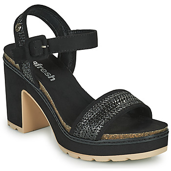 Schuhe Damen Sandalen / Sandaletten Refresh 79787-BLACK Schwarz