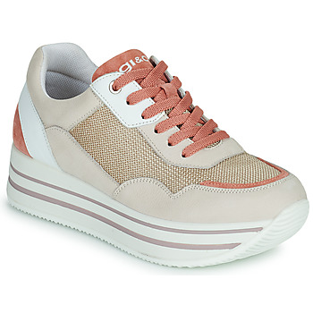 Schuhe Damen Sneaker Low IgI&CO 1661922 Beige / Rosa