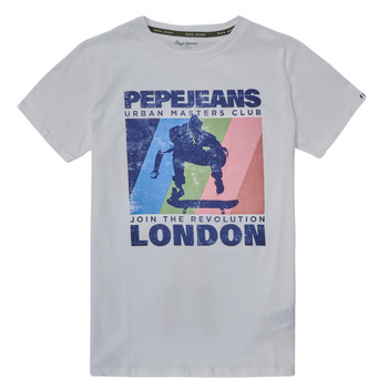 Kleidung Jungen T-Shirts Pepe jeans CALLEN Weiss
