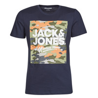 Kleidung Herren T-Shirts Jack & Jones JJPETE Marine