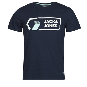 Kleidung Herren T-Shirts Jack & Jones JCOLOGAN Marine
