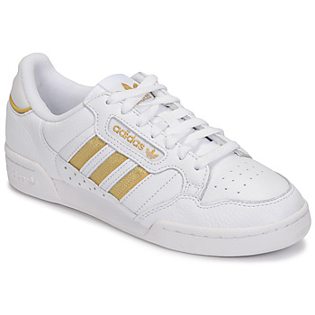 Schuhe Damen Sneaker Low adidas Originals CONTINENTAL 80 STRI Weiss / Gold