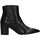 Schuhe Damen Low Boots Paola Ferri D7538 Schwarz