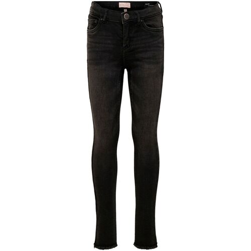 Kleidung Mädchen Jeans Only 15185446 BLUSH-BLACK DENIM Schwarz
