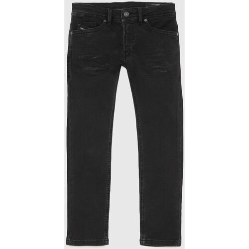 Kleidung Jungen Jeans Diesel THOMMER-J KXB7G-K02 Schwarz