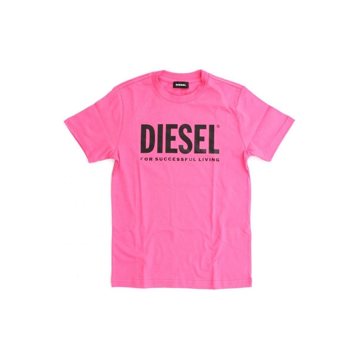 Kleidung Kinder T-Shirts & Poloshirts Diesel 00J4P6 00YI9 TJUSTLOGO-K369 Rosa