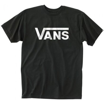 Kleidung Kinder T-Shirts & Poloshirts Vans VN000IVF CLASSIC-Y281 BLACK/WHITE Schwarz