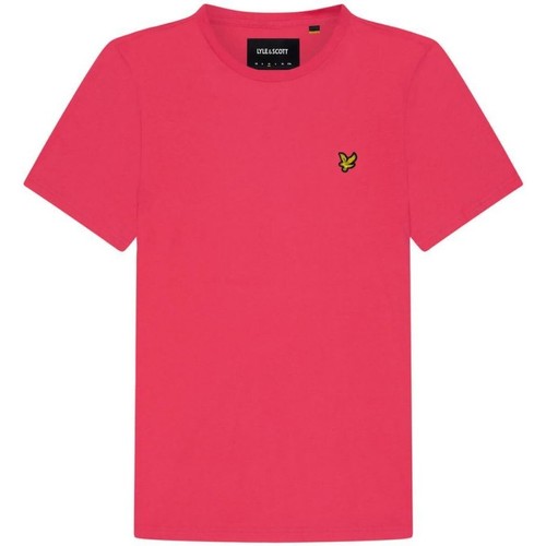 Kleidung Herren T-Shirts & Poloshirts Lyle & Scott TS400V PLAIN T-SHIRT-Z91 GERANIUM PINK Rosa