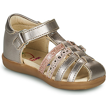 Schuhe Mädchen Sandalen / Sandaletten Shoo Pom PIKA SPART Silbern / Rosa
