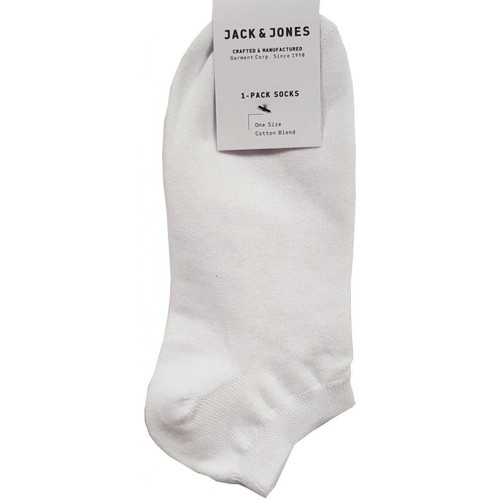 Unterwäsche Herren Socken & Strümpfe Jack & Jones 12066296 DONGO-WHITE Weiss