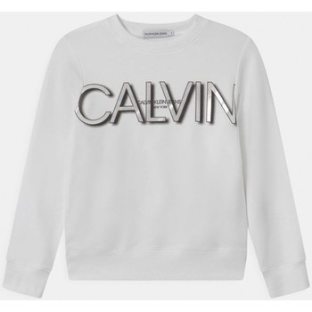 Calvin Klein Jeans  Kinder-Sweatshirt IG0IG01006 LOGO SWEATSHIRT-YAF BRIGHT WHITE
