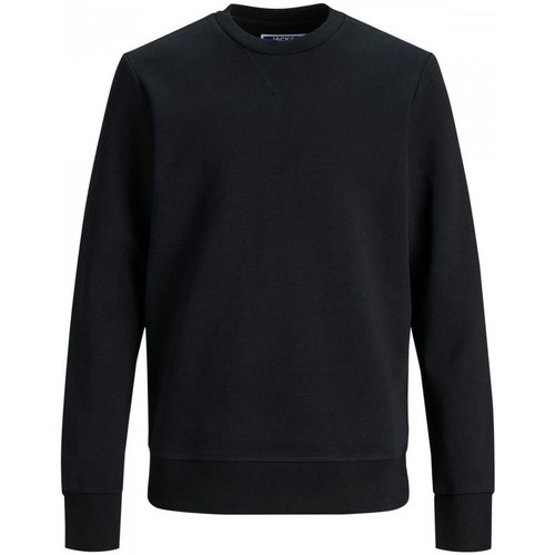 Kleidung Jungen Sweatshirts Jack & Jones 12182520 BASIC CREW-BLACK Schwarz