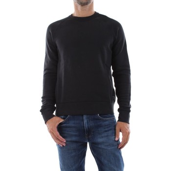 Kleidung Herren Sweatshirts Dockers A1104 0012 ICON CREW-BLACK BRUSHED Schwarz