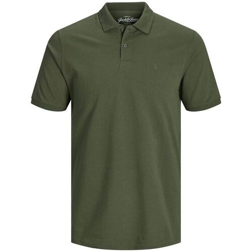 Kleidung Herren T-Shirts & Poloshirts Jack & Jones 12136516 BASIC POLO-OLIVE NIGHT Grün