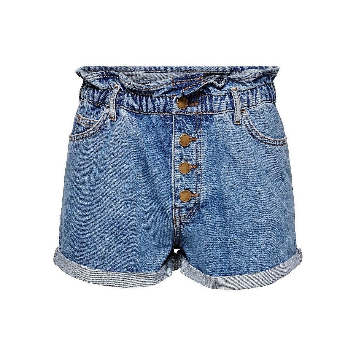 Kleidung Damen Shorts / Bermudas Only 15200196 CUBA-MEDIUM BLUE Blau