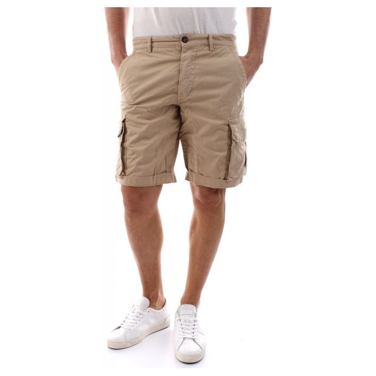 Kleidung Herren Shorts / Bermudas 40weft NICK 6013/6874-W2103 BEIGE Beige