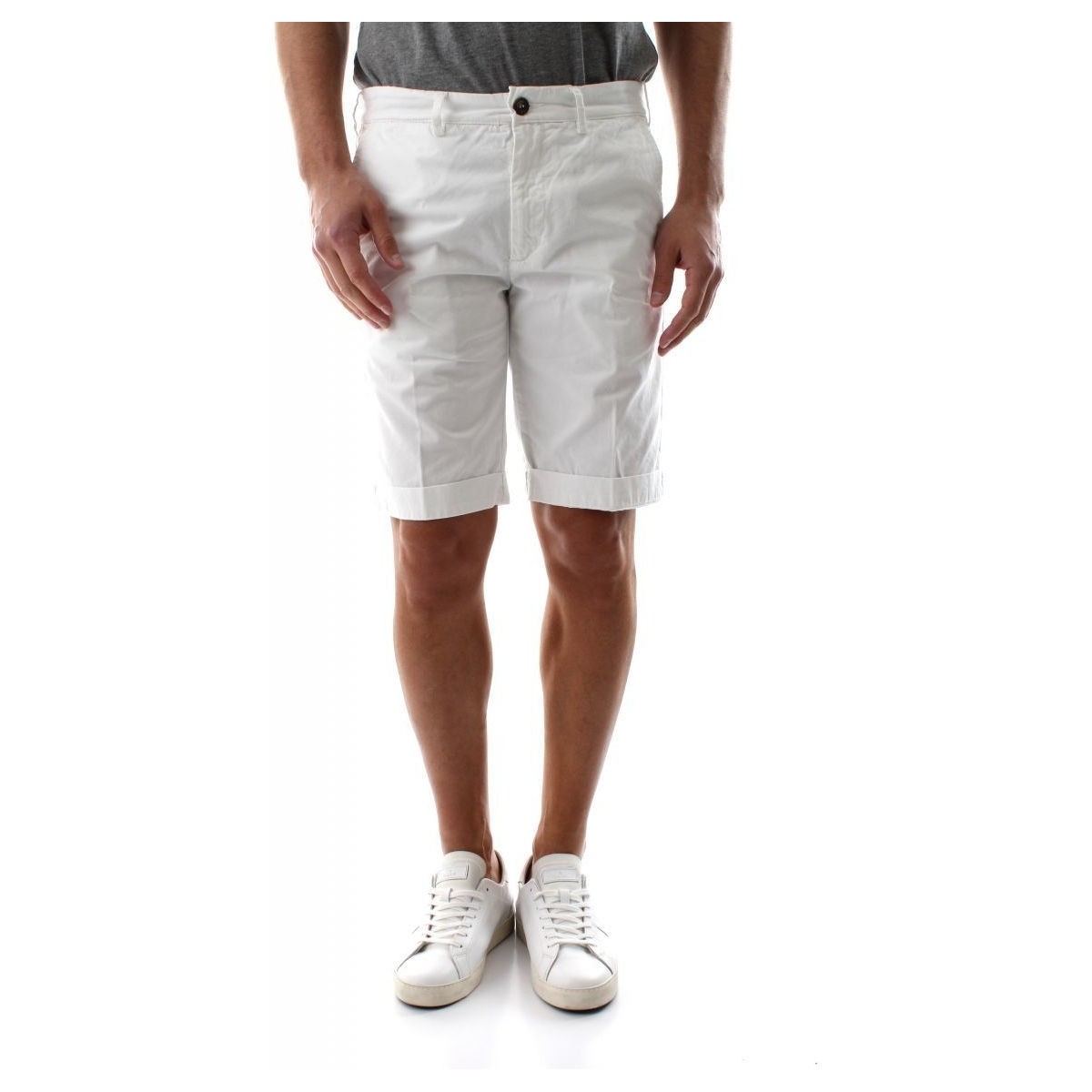 Kleidung Herren Shorts / Bermudas 40weft SERGENTBE 1683 7031-40W441 WHITE Weiss