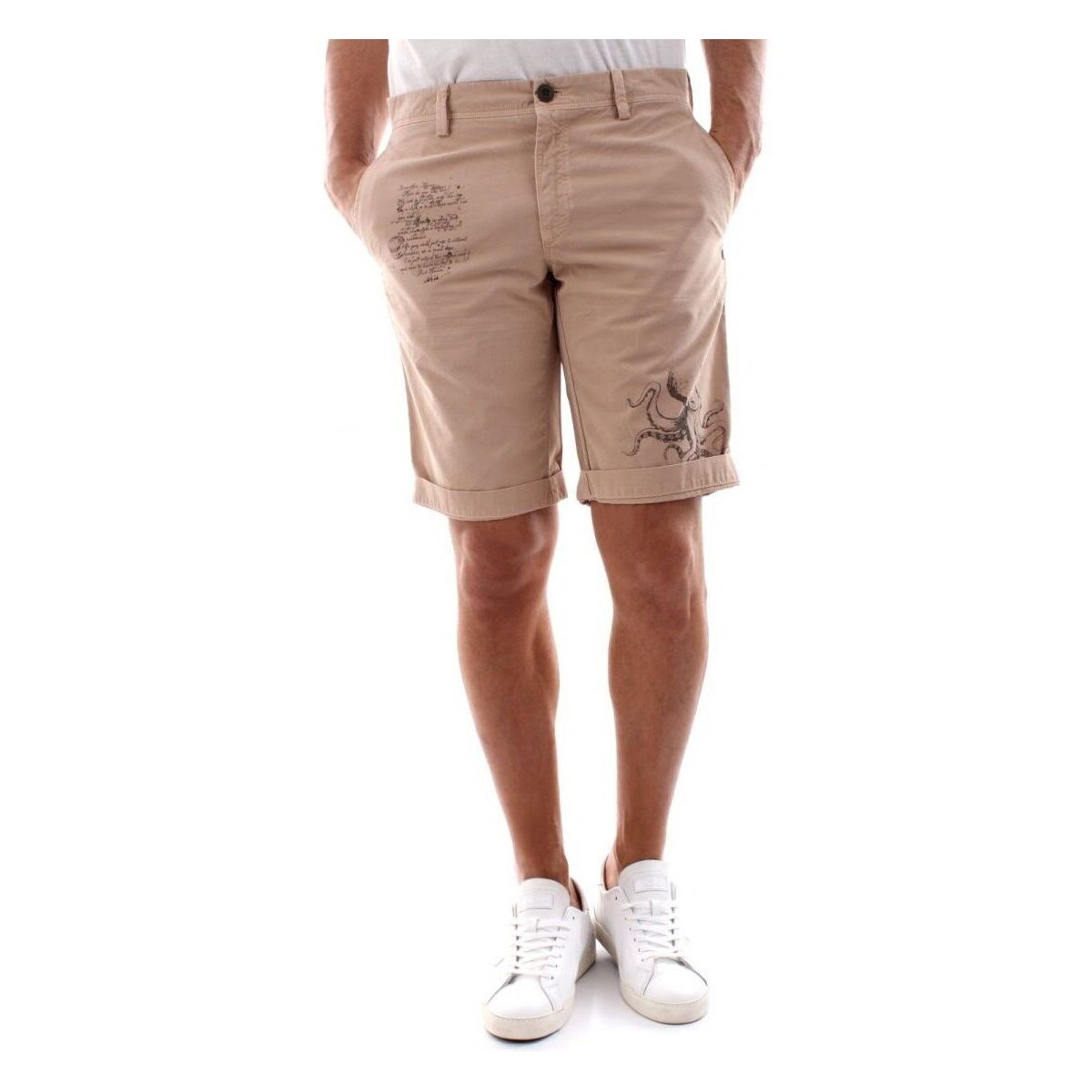 Kleidung Herren Shorts / Bermudas Mason's EISENHOWER BERM. CB508 - 2BE22936S-607 Beige