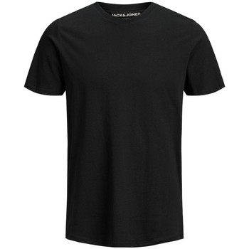 Kleidung Jungen T-Shirts & Poloshirts Jack & Jones 12158433 BASE TEE-BLACK Schwarz