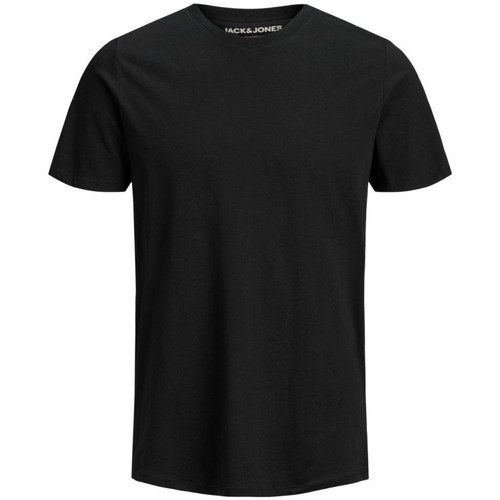 Kleidung Jungen T-Shirts & Poloshirts Jack & Jones 12158433 BASE TEE-BLACK Schwarz