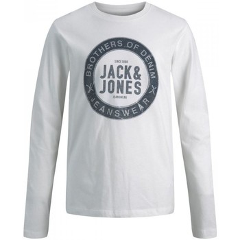 Kleidung Jungen T-Shirts & Poloshirts Jack & Jones 12190513 TEE LS-CLOUD DANCER Beige