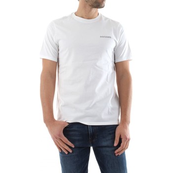 Kleidung Herren T-Shirts Dockers 27406 GRAPHIC TEE-0115 WHITE Weiss