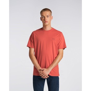 Kleidung Herren T-Shirts & Poloshirts Edwin 45421MC000120 LOGO CHEST-BURNISHED SUNSET Rot
