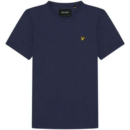 Kleidung Herren T-Shirts & Poloshirts Lyle & Scott TS400VOG PLAIN T-SHIRT-Z99 NAVY Blau