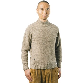 Kleidung Herren Pullover Brava Fabrics Perkins Neck Sweater - Ecru Beige