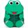 Taschen Kinder Rucksäcke Affenzahn Fabian Frog Large Friend Backpack Grün