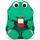 Taschen Kinder Rucksäcke Affenzahn Fabian Frog Large Friend Backpack Grün