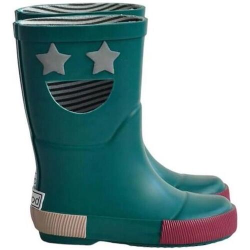 Schuhe Kinder Stiefel Boxbo Wistiti Star Baby Boots - Green Grün