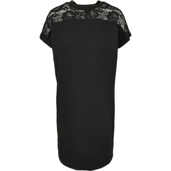 Kleidung Damen Kleider Urban Classics Robe femme  lace Schwarz