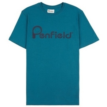 Kleidung Herren T-Shirts Penfield T-shirt  Bear chest print Blau
