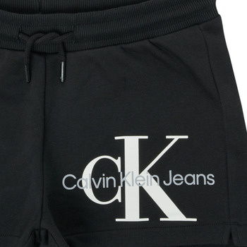 Calvin Klein Jeans REFLECTIVE MONOGRAM SHORTS Schwarz