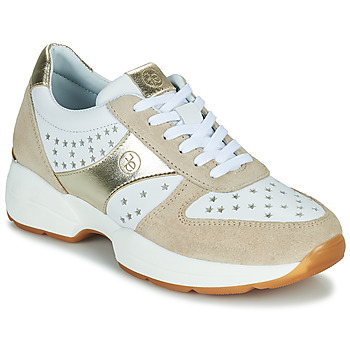 Schuhe Damen Sneaker Low Fericelli AGATE Weiss / Gold