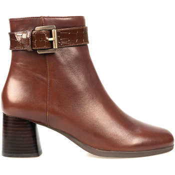 Schuhe Damen Low Boots Geox D04EFH04340 | Calinda Braun