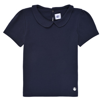 Kleidung Mädchen T-Shirts Petit Bateau BECHI Marine