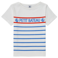 Kleidung Jungen T-Shirts Petit Bateau BLEU Multicolor