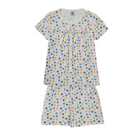 Kleidung Mädchen Pyjamas/ Nachthemden Petit Bateau BRUNA Multicolor