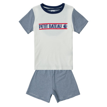 Kleidung Jungen Pyjamas/ Nachthemden Petit Bateau BROKE Multicolor