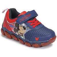 Schuhe Jungen Sneaker Low Disney MICKEY Blau / Rot