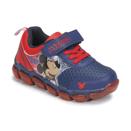 Schuhe Jungen Sneaker Low Disney MICKEY Blau / Rot