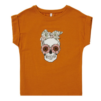 Kleidung Mädchen T-Shirts Only KONSNI SKULL Orange