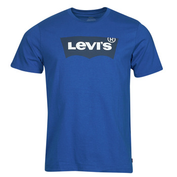 Kleidung Herren T-Shirts Levi's GRAPHIC CREWNECK TEE Surf / Blau