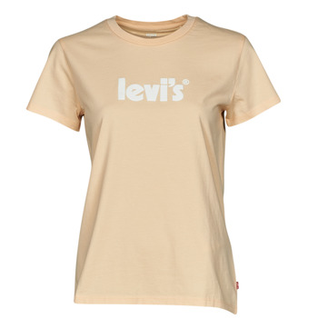 Kleidung Damen T-Shirts Levi's THE PERFECT TEE Saisonbedingt / Poster / Miel/vachetta / Breifarbig