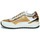 Schuhe Damen Sneaker Low Ikks BU80065 Gold / Weiss
