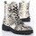 Schuhe Damen Low Boots Guess Anfibio croco Weiss