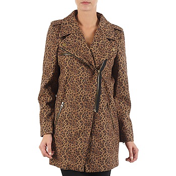 Kleidung Damen Mäntel Brigitte Bardot BB43110 Braun / Leopard